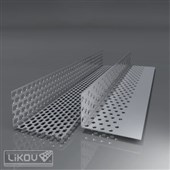 LIKOV LU-C lišta uzavírací perforovaná délka 2m tl. 0,8mm, šířka 70mm